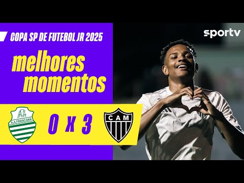 Gols e lances de Francana x Atlético Mineiro