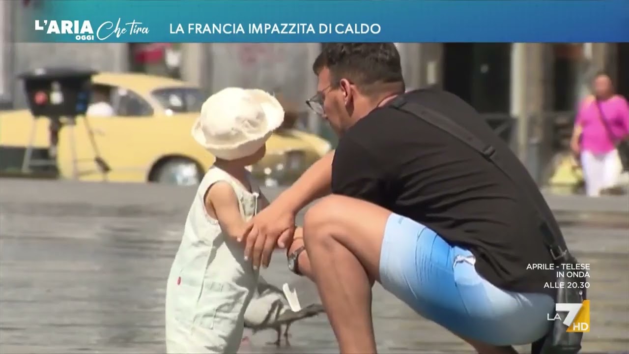 La Francia impazzita di caldo