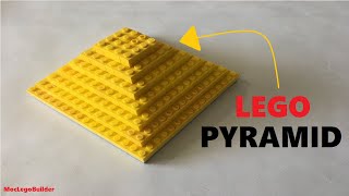 BUILDING A PYRAMID OUT OF LEGO | Build Tutorial | MOC