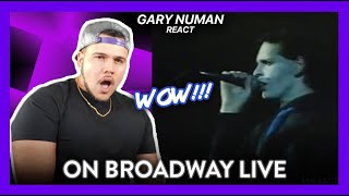 Gary Numan Reaction On Broadway 1979 LIVE  (SLAY SYNTHS!) | Dereck Reacts