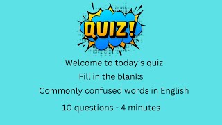 Quiz 2 on confusing business words
