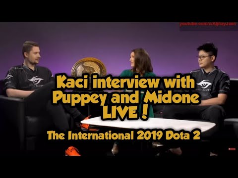 Kaci Interview with PUPPEY AND MIDONE The International 2019 Dota 2 TI9