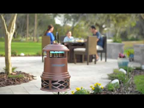 DynaTrap Decora Indoor/Outdoor Mosquito and Insect Trap w/Extra Bulbs on QVC