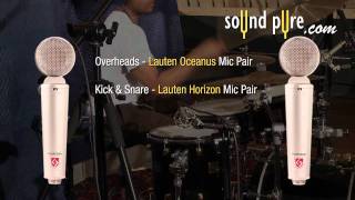 Video thumbnail for Lauten Horizon LT-321 Drum Kick and Snare Demonstration and Review by soundpurestudios
