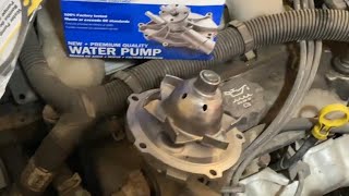 Chevy 3.4 Liter V6 water pump and serpentine belt replacement