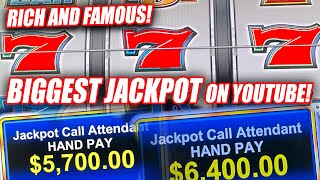SO MANY EPIC JACKPOTS ON THIS CLASSIC CASINO SLOT MACHINE ★ BIG JACKPOT WIN! ➜ RICH AND FAMOUS