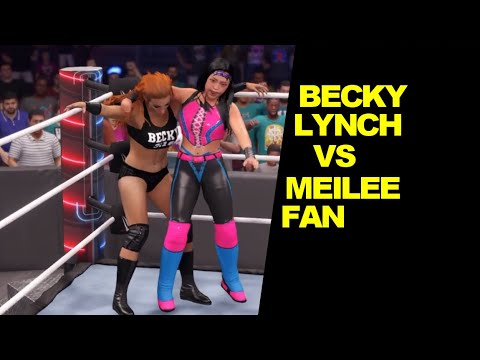 WWE 2K22 2022 Becky Lynch vs Meilee Fan - Extreme Rules
