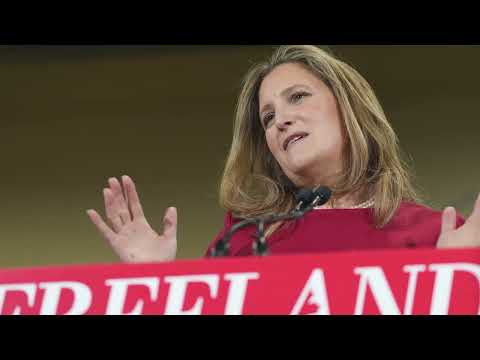 Chrystia Freeland officially launches bid for Liberal leadership