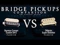 Seymour Duncan CUSTOM SH-5 vs DiMarzio SUPER DISTORTION - Bridge Guitar Pickup Comparison Tone Demo
