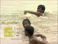 Kids Splashing Around In The Waters Of Yamuna River Delhi