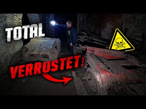ÜBERRESTE VOM VW-T1 BUS IN KATAKOMBEN GEFUNDEN! 🚗 WIE KOMMEN DIE HIER HER?