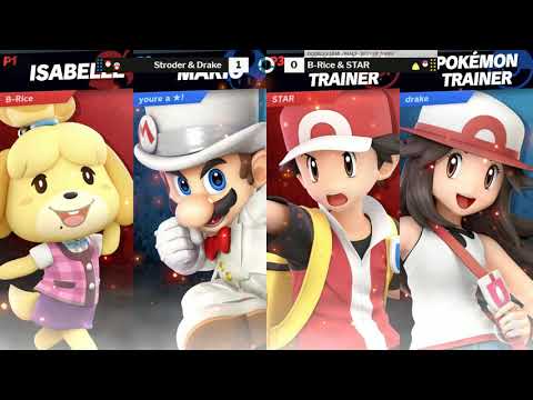 Sink or Swim 143 SSBU Doubles Semis - Stroder & Drake (Blue) vs B-Rice & STAR (Red)