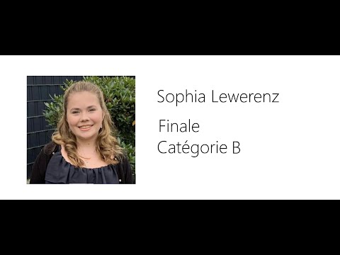 Sophia Lewerenz | Finale catégorie C