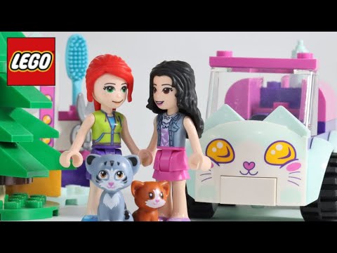 Конструктор LEGO Friends 41439 «Передвижной груминг-салон для кошек» / 60 деталей