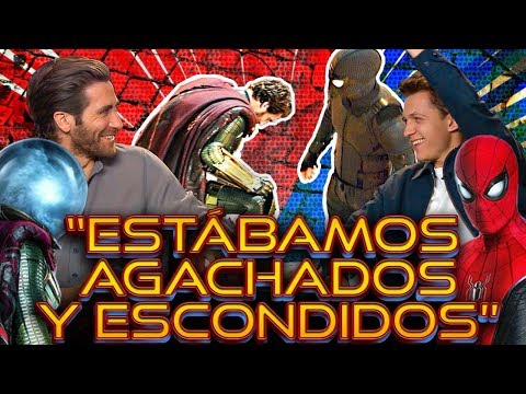 Así se filmó una escena de "acción" en Spiderman Far From Home