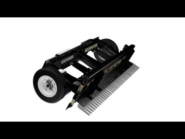 SR3 Grading Rake - Skid Steer Attachment - ABI Attachments