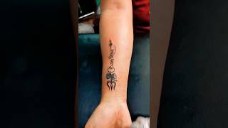 Om namaha shivay trishul tattoo #inkdedicationtatt