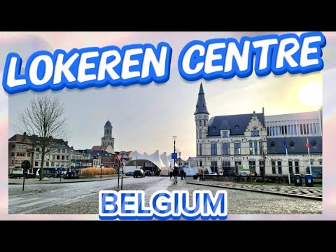 The Centre of Lokeren City, Belgium.