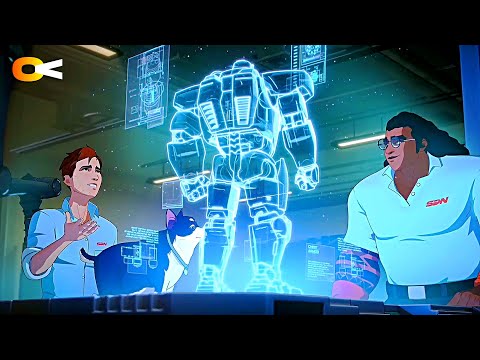 Mecha Man’s Epic Comeback Scene - DISPATCH Movie Clip 2025 HD