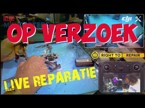 Power system hardware error code 30210, DJI Mini reparatie. Live op verzoek van Wesley.
