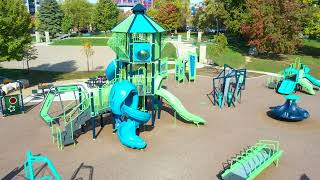 Waldron, Hill and Buskirk Playground in Bloomington, Indiana by Miracle Recreation