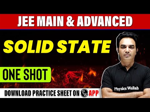 SOLID STATE  in 1 Shot - All Concepts, Tricks & PYQs Covered | JEE Main & Advanced