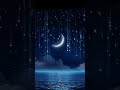 Galaxy Themes Poly Blue Shining Moon And Stars
