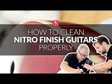How To Clean Guitars With A Nitro Finish - Guitar Maintenance Lesson