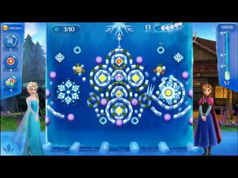 Frozen Free Fall: Icy Shot Level 253 - NO BOOSTERS ☃☃☃