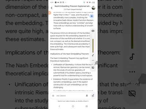 Nash Embedding Theorem