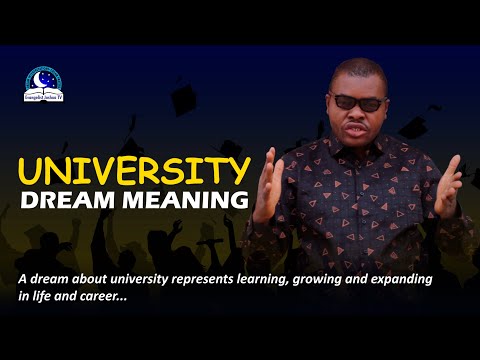University Dream Meaning - Being in College or Polytechnic