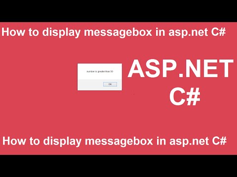 how to use message box in asp net