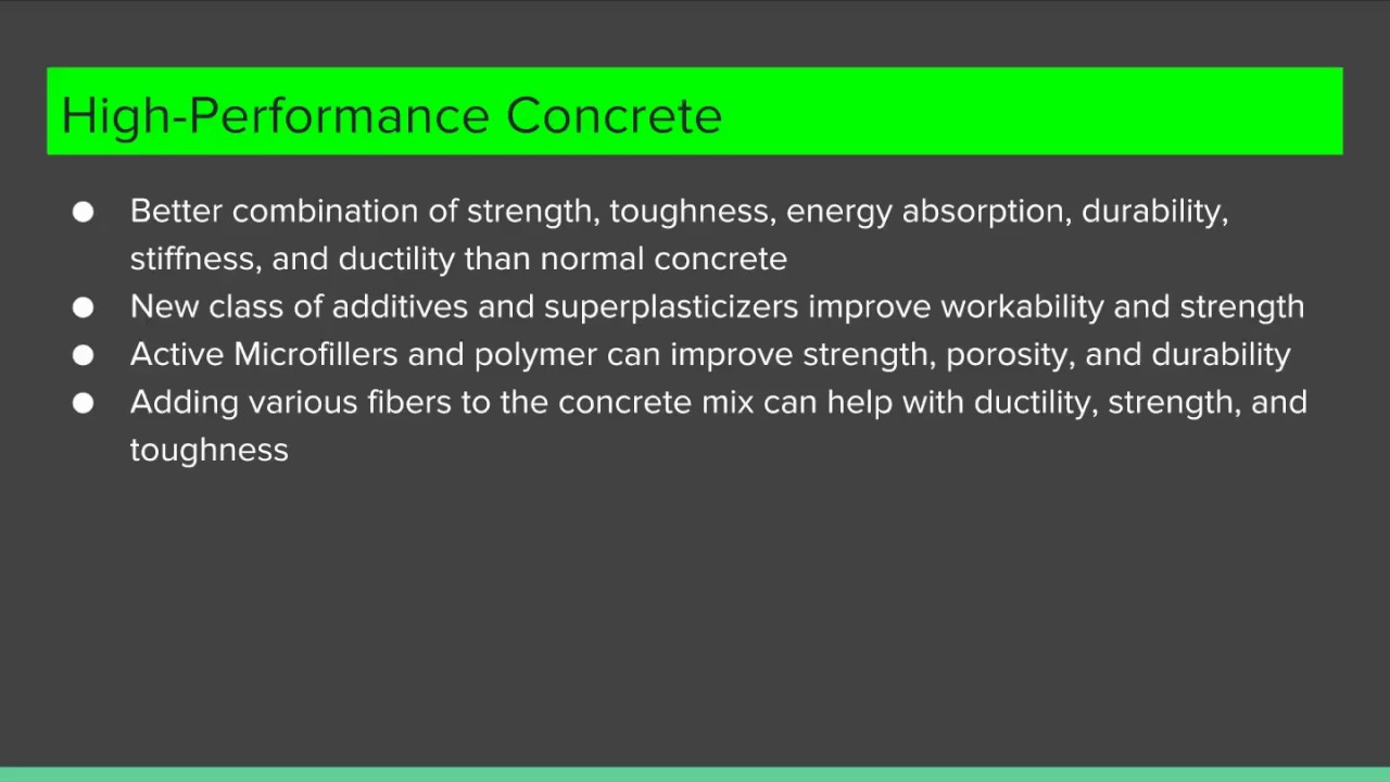 28  High Performance Concrete