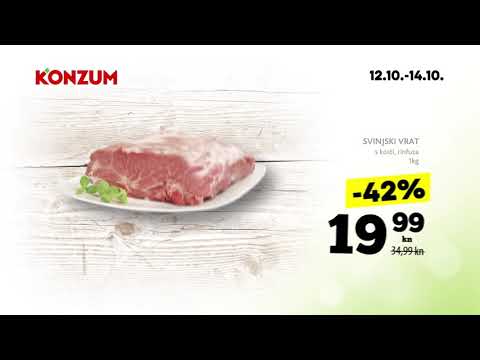 Konzum vikend akcija od 12.-14.10.2018.