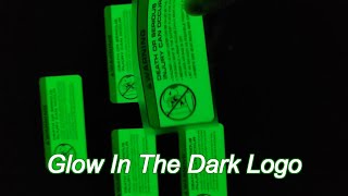 printable glowing warning signal stickers heat transfer clothing glow in the dark