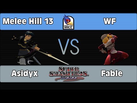 Melee Hill 13: Asidyx (Marth) Vs. Fable (Sheik) - WF