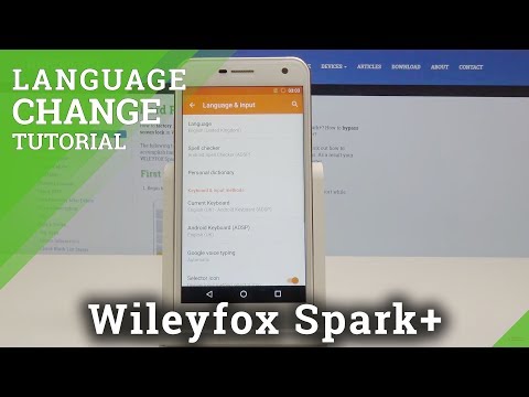 How to Set Up Language in Wileyfox Spark+