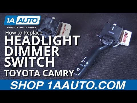 How to Replace Headlight Dimmer Switch (Without Fog Lights) 97-01 Toyota Camry