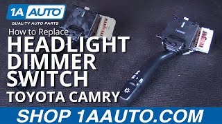 How to Replace Headlight Dimmer Switch (Without Fog Lights) 97-01 Toyota Camry