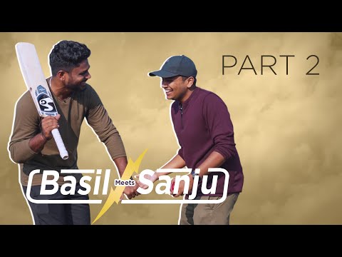 Basil Meets Sanju - Part 2 | Basil Joseph | Sanju Samson | @wonderwallmedia