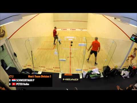 European Team Squash Championships 2015 Court 2 Day 4