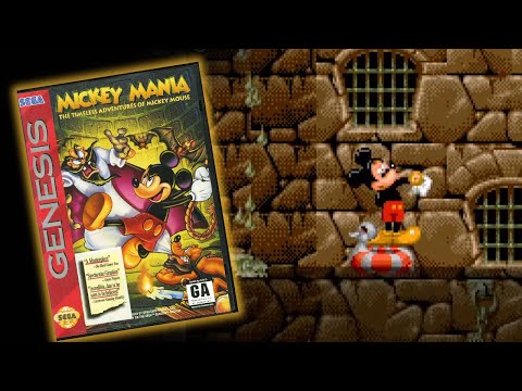 Mickey Mania. Genesis. Complete Playthrough.All secrets