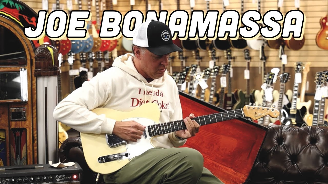 Joe Bonamassa | 1970 Fender Telecaster Body with a 1964 Stratocaster Neck - UNIQUE GUITAR!!! - YouTube