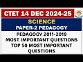 CTET 2024 14 DEC Science Pedagogy 2011 2019 Most Important Questions Science Pedagogy 2024