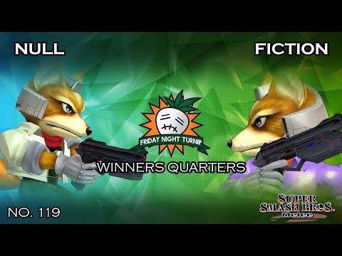 FNT #119 - null (Fox) VS Fiction (Fox) - SSBM - Winners Quarters