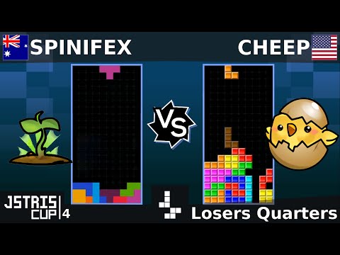 Jstris Cup 4 - Cheep Vs. Spinifex - Losers Quarters