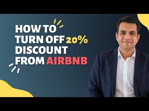 Part of a video titled How to Turn Off 20% Discount From Airbnb Listing [For First 3 Guests]