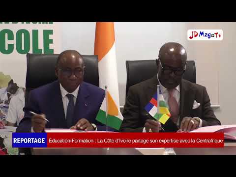 Éducation-Formation : La Côte d’Ivoire partage son expertise avec la Centrafrique