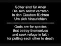 Oomph!Menschsein Lyrics [Deutsch]+[English ...