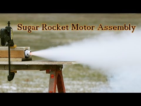 Rocket Motor Assembly - Sugar Fuel